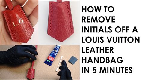 initialen louis vuitton verwijderen|How Do I Remove the Initials From My L.